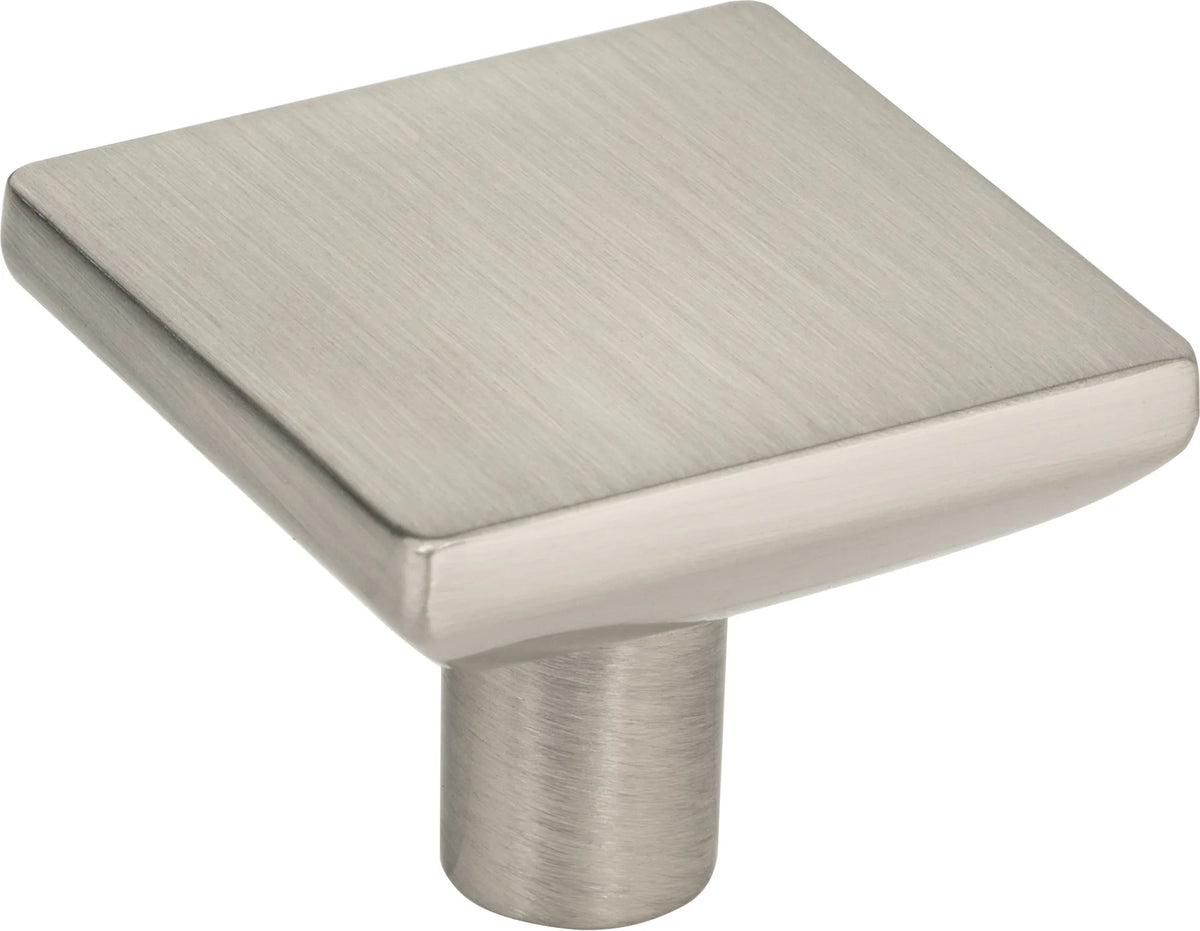 Walker 1 1-5/8'' Length Square Knob 827L-SN