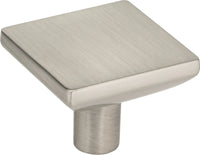 Walker 1 1-5/8'' Length Square Knob 827L-SN