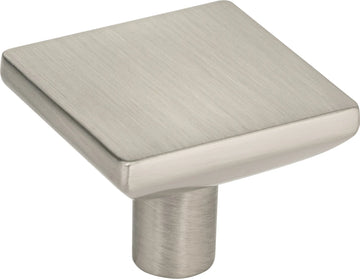 Walker 1 1-5/8'' Length Square Knob 827L-SN