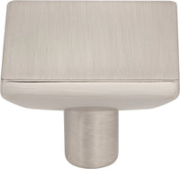 Walker 1 1-5/8'' Length Square Knob 827L-SN