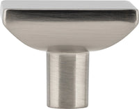 Walker 1 1-5/8'' Length Square Knob 827L-SN