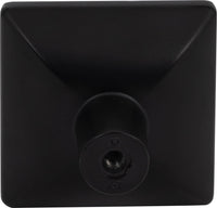 Walker 1 1-5/8'' Length Square Knob 827L-MB