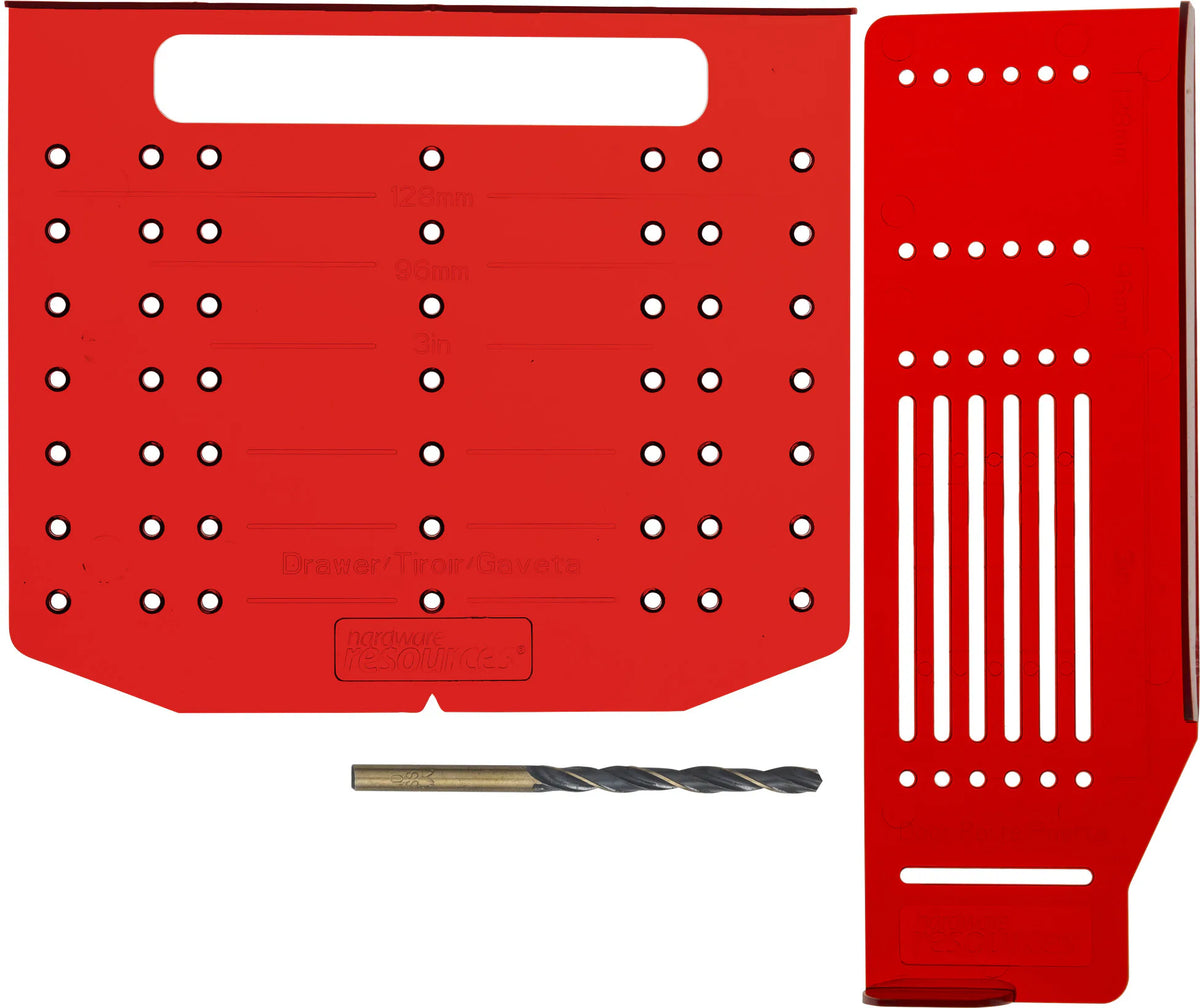 Retail Pack Hardware Retail Packaged Drill Template With 3/16''Drill Bit HDT-RPKIT-R