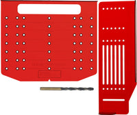 Retail Pack Hardware Retail Packaged Drill Template With 3/16''Drill Bit HDT-RPKIT-R