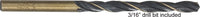 Retail Pack Hardware Retail Packaged Drill Template With 3/16''Drill Bit HDT-RPKIT-R