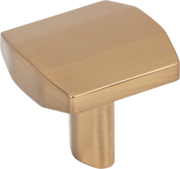 William 1-1/4'' Length Square Knob 641SBZ