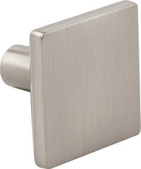 Walker 1 1-5/8'' Length Square Knob 827L-SN