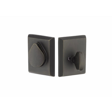 Rustic Modern Rectangular Keyed Deadbolt 8477