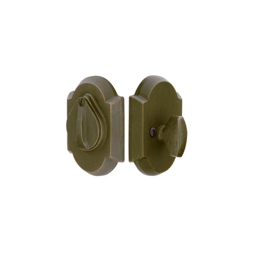#1 Sandcast Bronze with Flap Keyed Deadbolt 8457