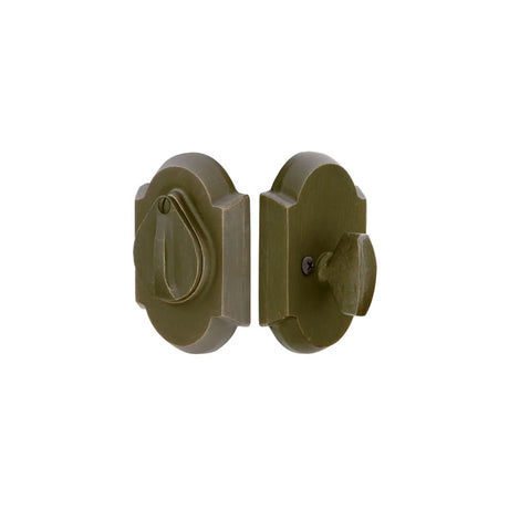 #1 Sandcast Bronze with Flap Keyed Deadbolt 8457