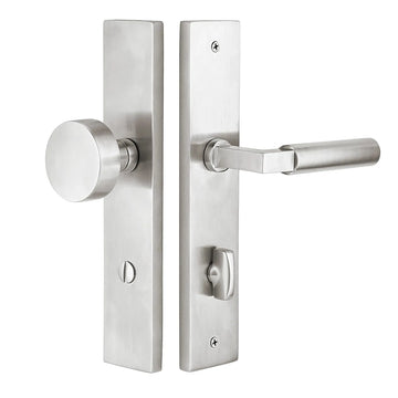 Stainless Steel Non-Keyed Stretto 2" x 10" Narrow Trim Sideplate Lock 9141HLLHSS