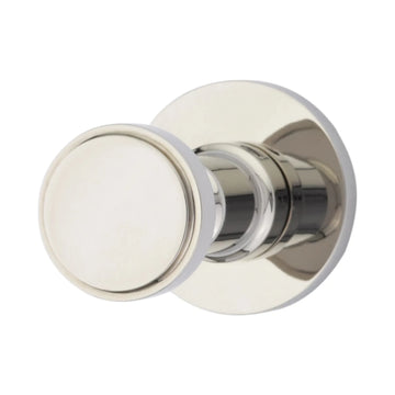 Transitional Brass Single Hook with Rosette 290900