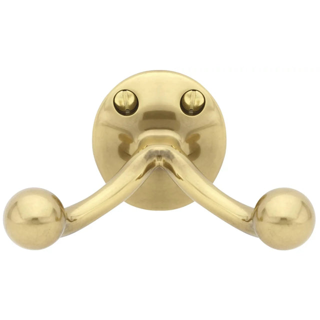 Traditional Brass Double Hook 2607