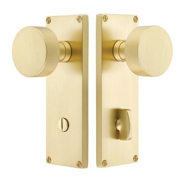 Modern Thumbturn Privacy Non-keyed 3-3/8" C-to-C Sideplate Lock 8229AC