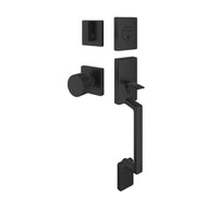Expressions By Emtek Modern Rectangular Sectional Entry Set With Page Knob