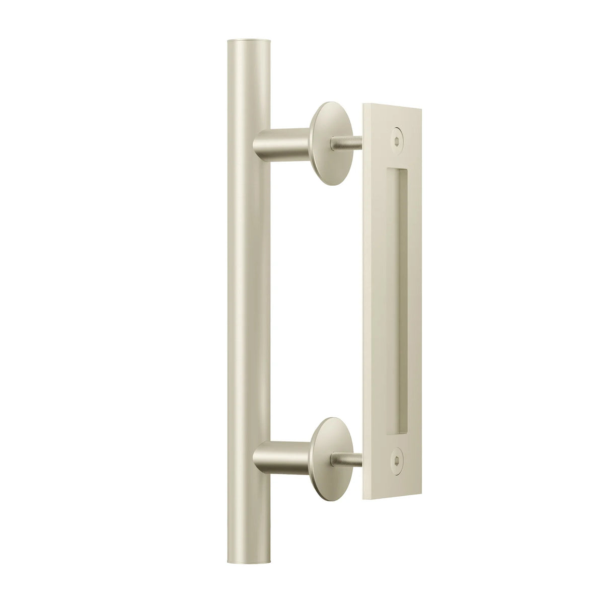 Expressions By Emtek Barn Door Handle With Flush Pull