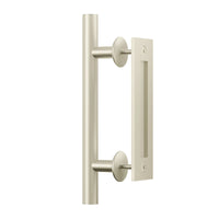 Expressions By Emtek Barn Door Handle With Flush Pull