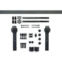 Expressions By Emtek 72 Inch Barn Door Flat Track Hardware Kit With Soft Close