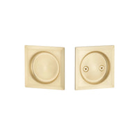 Expressions By Emtek Square Tubular Pocket Door Lock