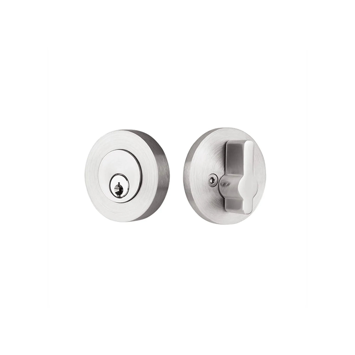 Stainless Steel Modern Disc Keyed Deadbolt S50004SS