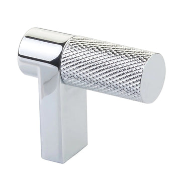 Select Rectangular Knurled Cabinet Finger Pull 86658.RECUS10B.KN