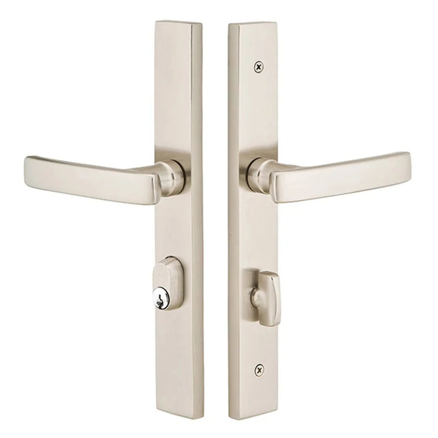 Modern Rectangular Keyed Stretto 1-1/2" x 11" Narrow Trim Sideplate Lock 8444BALH