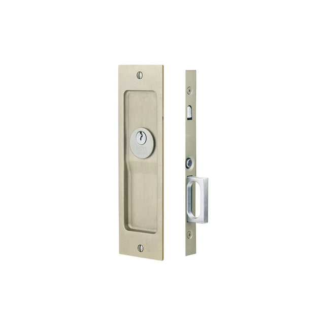 Rustic Modern Rectangular Pocket Door Mortise Lock 2123