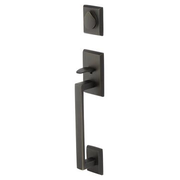 Rustic Modern Rectangular Sectional Tubular Entry Set 451421ARLH