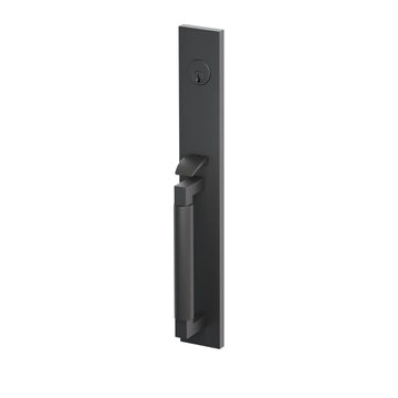 Select L-Square Stem Smooth Grip Full Length Mortise Entry Set 3057.LS.SM