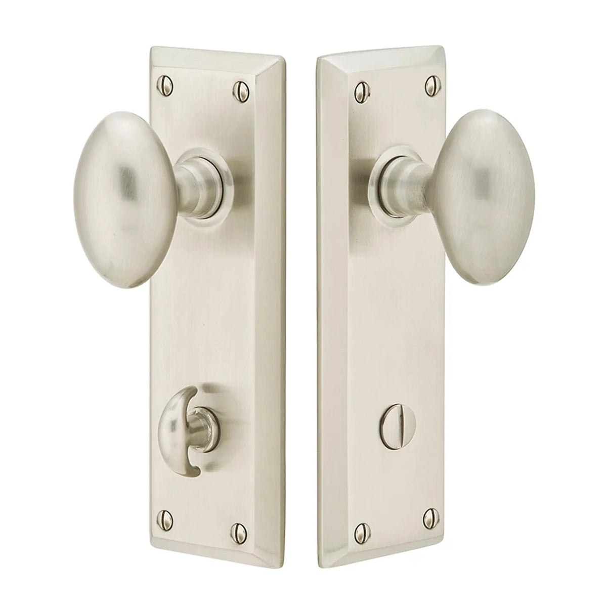 Quincy Thumbturn Privacy Non-keyed 3-3/8" C-to-C Sideplate Lock 8226AST