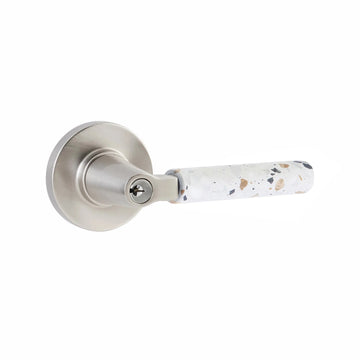 SELECT L-Square Terrazzo Key in Lever 5122US4.KLSUS4.TZLT.RH
