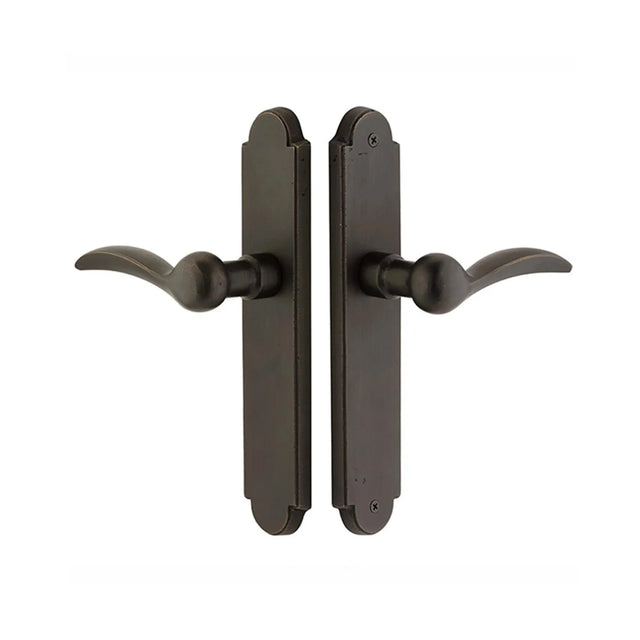 Sandcast Arched Stretto Non-Keyed 10" Overall Narrow Trim Sideplate Lock 4041BZEG