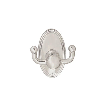 Traditional Brass Double Hook with Rosette 260900