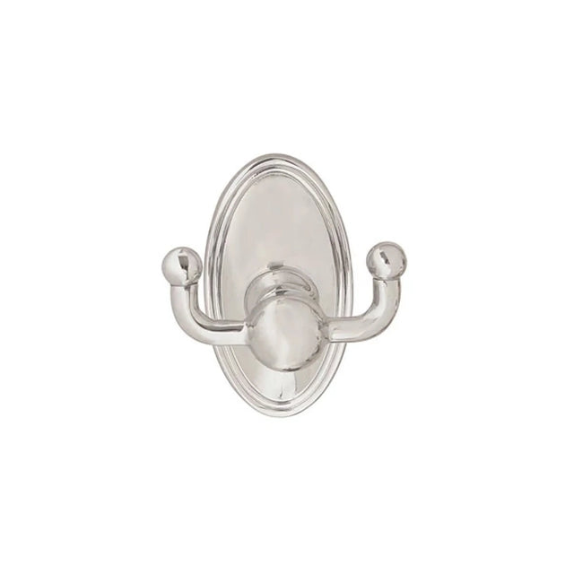 Traditional Brass Double Hook with Rosette 260900