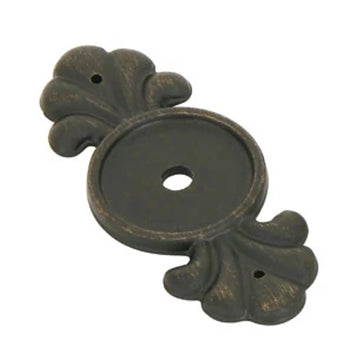 Tuscany Bronze Cabinet Backplate for Knob 86234