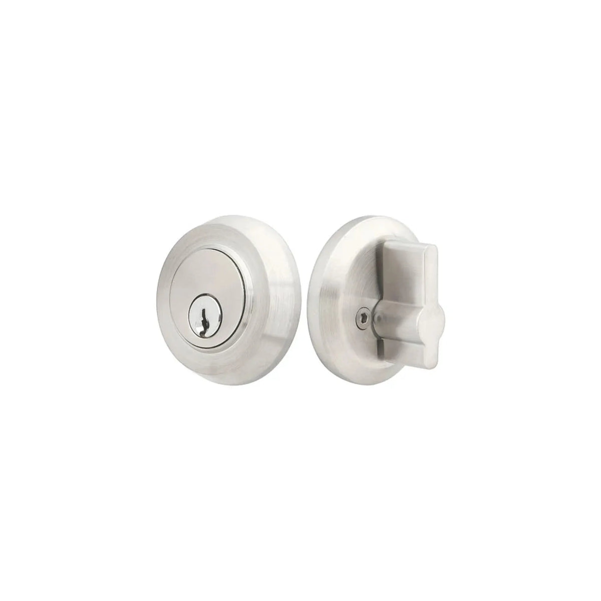 Round Stainless Steel Keyed Deadbolt S50001SS