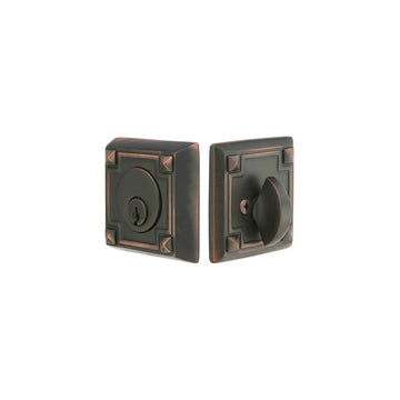 Arts & Crafts Keyed Deadbolt 8454