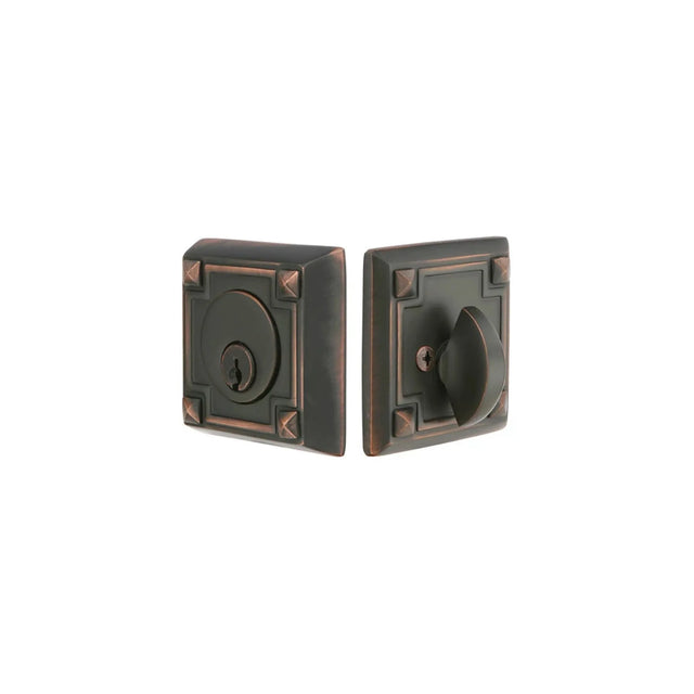 Arts & Crafts Keyed Deadbolt 8454