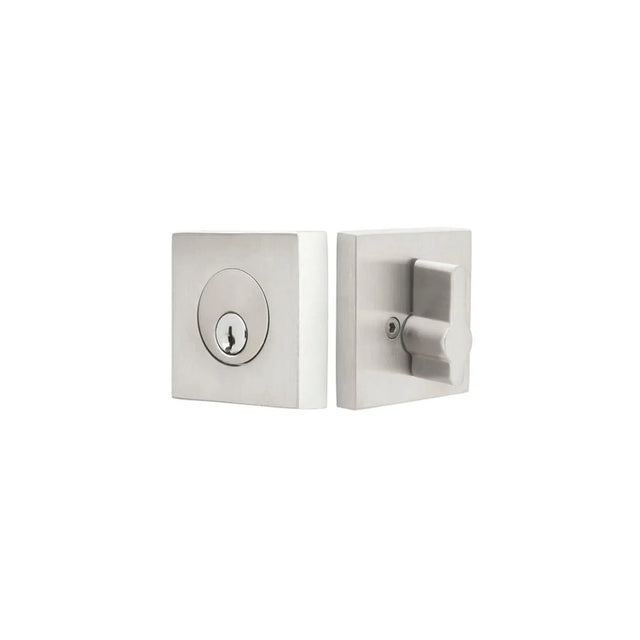 Square Stainless Steel Keyed Deadbolt S50003SS