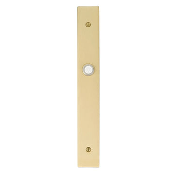 1-1/2" x 11" Stretto Brass Door Bell 2441