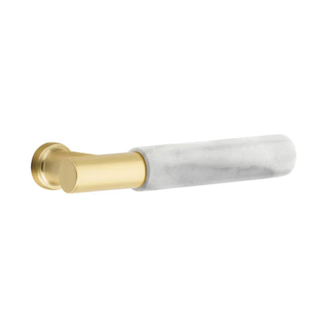 SELECT T-Bar White Marble Lever 5109US10B.TAUS10B.MRWH.LH