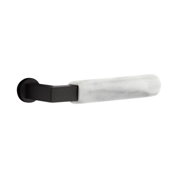 SELECT L-Square White Marble Lever 5109US10B.LSUS10B.MRWH.LH