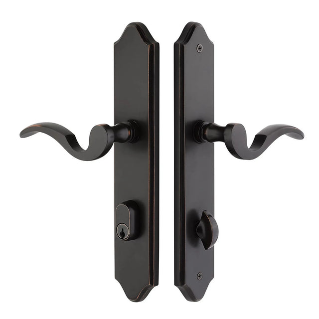 Concord Keyed Stretto 2" x 10-1/2" Narrow Trim Sideplate Lock 7442CLH