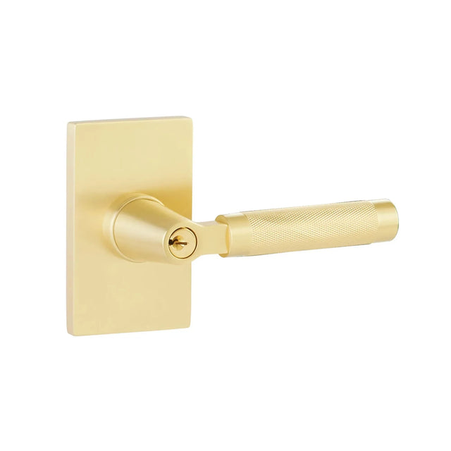 SELECT L-Square Knurled Key in Lever 5122US10B.KLSUS10B.KNUS10B.LH