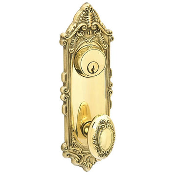 Victoria Keyed 3-5/8" C-to-C Sideplate Lock 8090ACLH