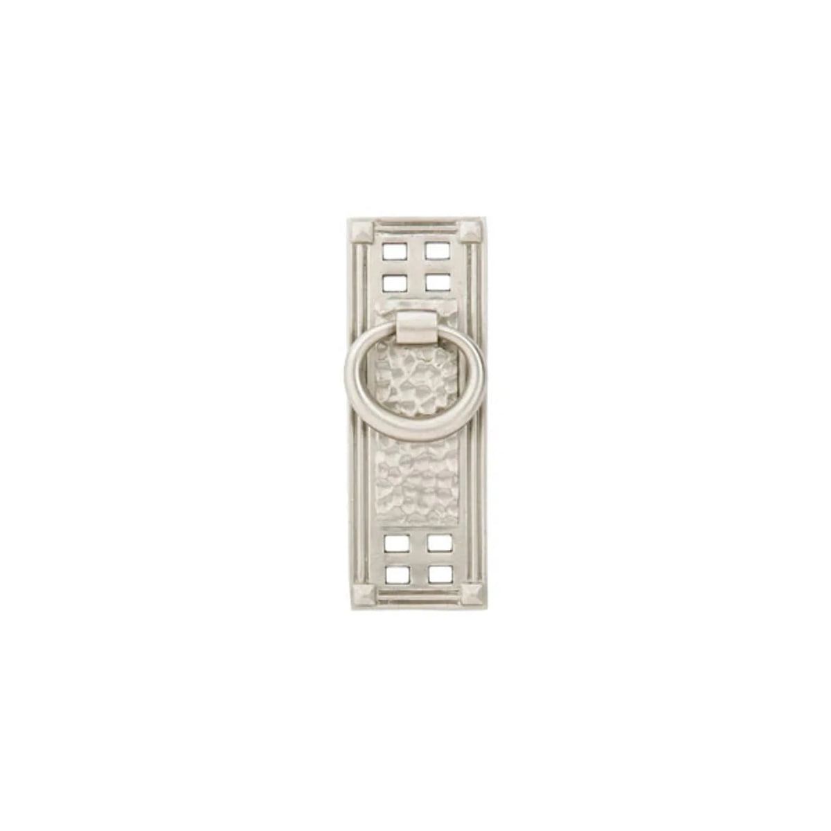 Hammered Vertical Ring Cabinet Pull 86042