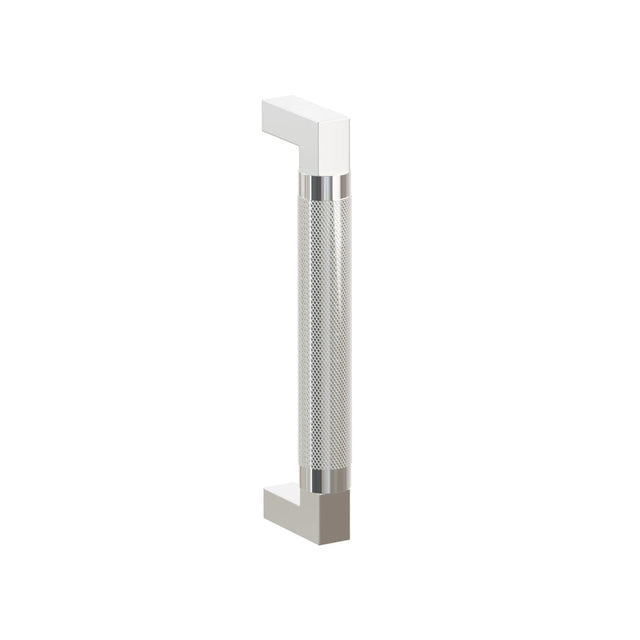 Select L-Square Stem Knurled Door Pull 86494.LSUS10B.KN