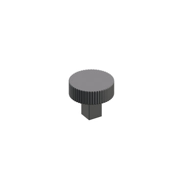 Select Square Stem Straight Knurled Cabinet Knob 86601.SQKUS10B.SKK