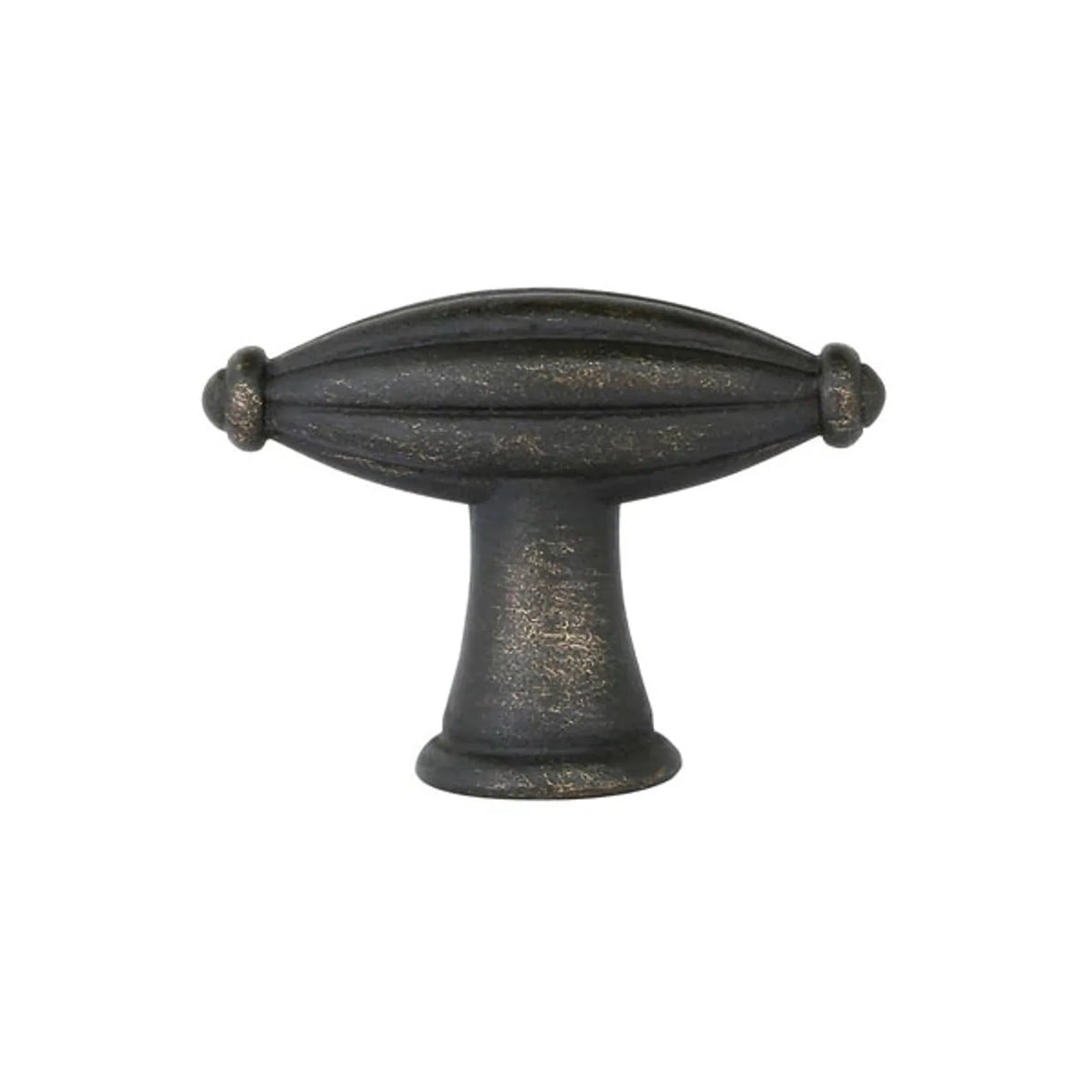 Fluted Finger Tuscany Bronze Cabinet Knob 86227