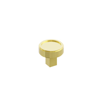 Select Square Stem Knurled Cabinet Knob 86601.SQKUS10B.KNK